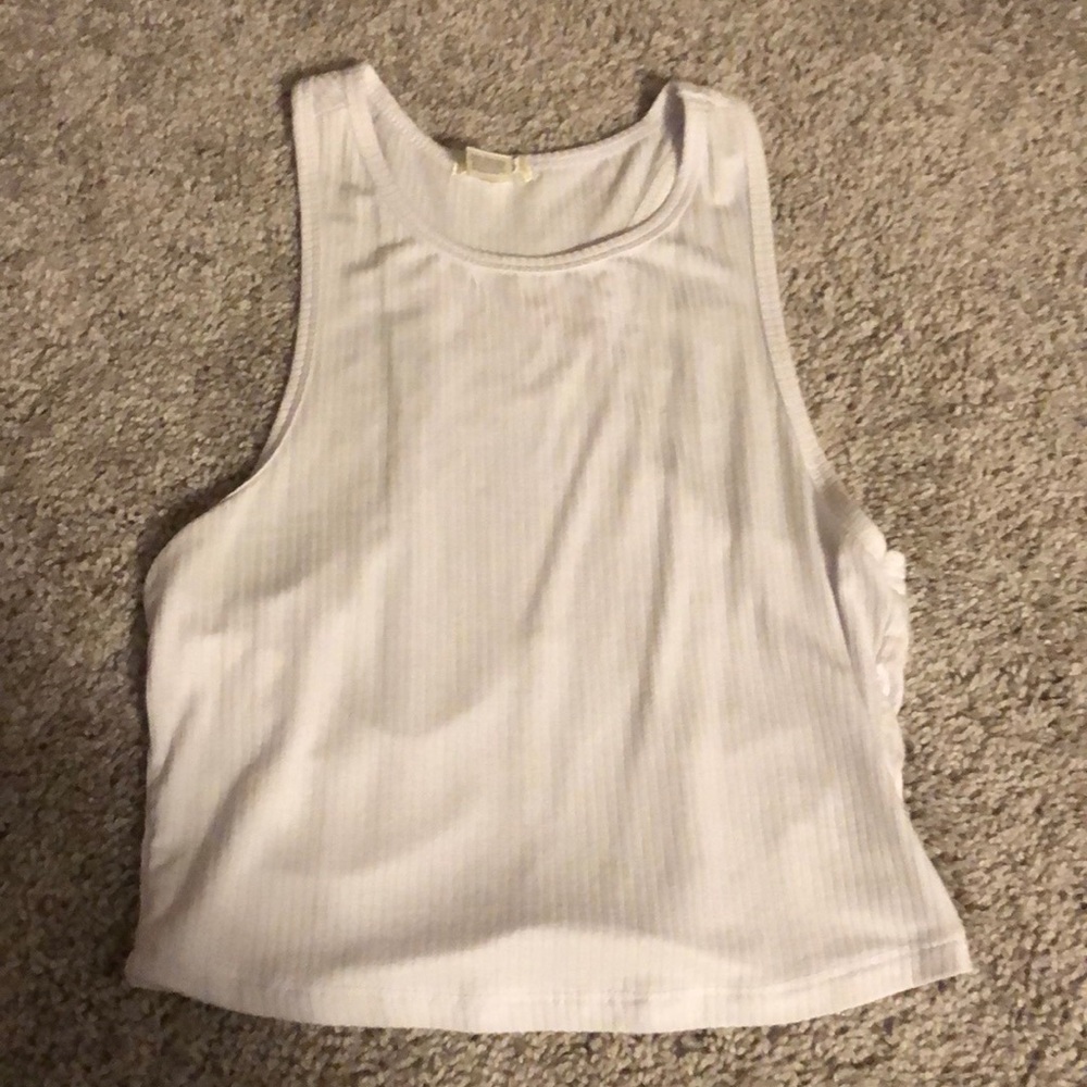 T.J Maxx cropped white tank top